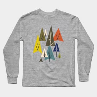 Multicolor Pines Long Sleeve T-Shirt